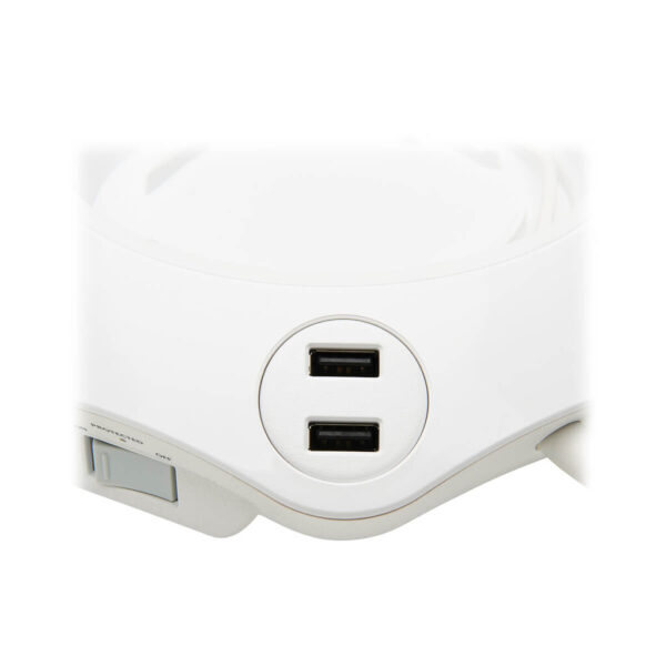 Tripp Lite series Conference Power Surge Protector - 4 NEMA 5-15R Outlets, USB-C & 3 USB-A Ports, Micro-USB, 8 ft. Cord