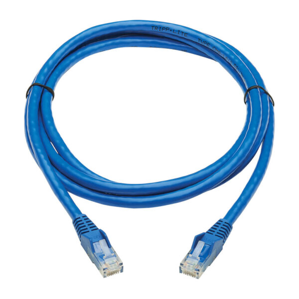 Tripp Lite series Cat6 Gigabit Snagless Molded UTP Ethernet Cable (RJ45 M/M), PoE, CMR-LP, Blue, 6 ft. (1.83 m)