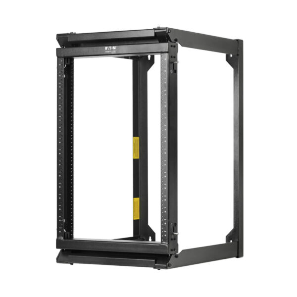Tripp Lite series SmartRack 16U Wall-Mount 2-Post Open Frame Rack, Hinged Front, Heavy Duty