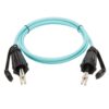 60d05a5acb50f35a5d9358e223a9f78a Tripp Lite series 10Gb Rigid Industrial Duplex Multimode 50/125 OM3 Fiber Patch Cable (LC/LC) - IP68, Aqua, 2 m (6.6 ft.)