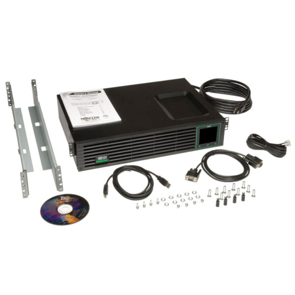 Tripp Lite series SmartPro UPS, Lithium Battery Backup - 120V, 1kVA, 800W, Line Interactive, 2U, Sine Wave, LCD, 6 Outlets