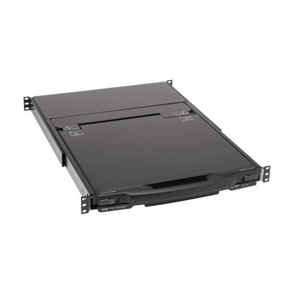 Tripp Lite series 8-Port NetDirector DisplayPort KVM Switch Console with 17 in. LCD, Dual Rail, 1U Rack-Mount, TAA