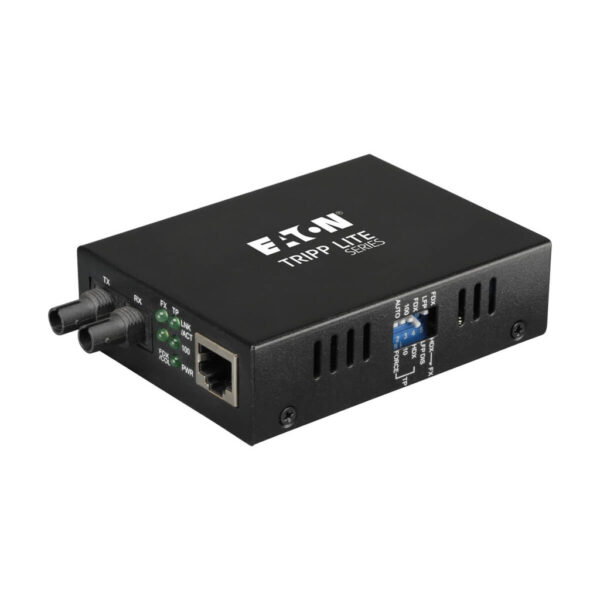 Tripp Lite series Multimode Fiber to Ethernet Media Converter, 10/100BaseT to 100BaseFX-ST, 2km, 1310nm