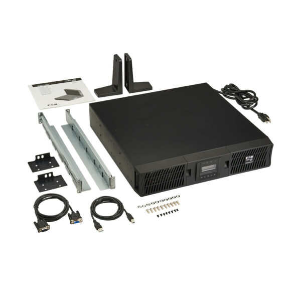 Tripp Lite series SmartOnline 750VA 675W 120V Double-Conversion UPS - 8 Outlets, Extended Run, Network Card Included, LCD, USB, DB9, 2U Rack/Tower