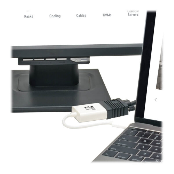 61bac2bb31e9142ca401c0b0d4303618 Tripp Lite series USB-C to VGA Adapter with Alternate Mode - DP 1.2