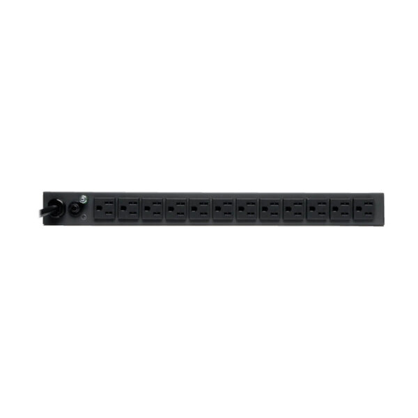 Tripp Lite series 1.5kW Single-Phase Local Metered PDU, 100-127V Outlets (13 5-15R), 5-15P Input with 6 ft. (1.83 m) Cord, 1U Rack-Mount
