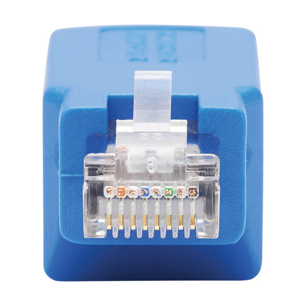 Tripp Lite series Cisco Serial Console Rollover Adapter (M/F) - RJ45 to RJ45, Shielded, Blue