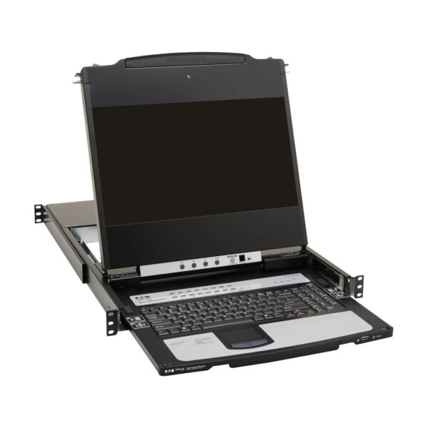621918699d66f2e349ad4212a859ce97 Tripp Lite series NetDirector 16-Port DisplayPort KVM Switch Console with 17 in. LCD, Dual Rail, 1U Rack-Mount, TAA