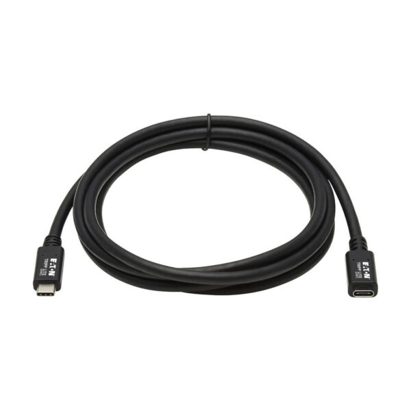 Tripp Lite series USB-C Extension Cable (M/F) - USB 3.2 Gen 1 (5 Gbps), Thunderbolt 3 Compatible, Black, 6 ft. (1.83 m)