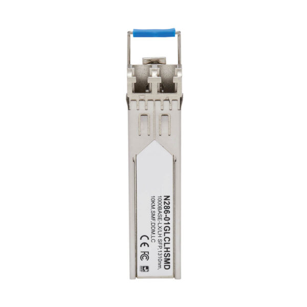 Tripp Lite series Cisco-Compatible GLC-LH-SMD SFP Transceiver - 10/100/1000Base-LX/LH, DDM, Singlemode LC, 1310 nm, 10 km