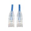 Tripp Lite series Cat6 Gigabit Snagless Slim UTP Ethernet Cable (RJ45 M/M), PoE, Blue, 4 ft. (1.22 m)