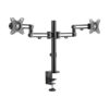 62756e446b279155e4b97e7ce42bc8d3 Tripp Lite series Dual-Monitor Flex-Arm Desktop Clamp for 13” to 27” Displays