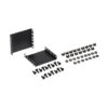 Tripp Lite series SmartRack 2U Mounting Rail Deep Adapter Kit for Server Racks, 4 in. (10.2 cm)