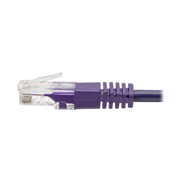 Tripp Lite series Cat5e 350 MHz Molded (UTP) Ethernet Cable (RJ45 M/M), PoE - Purple, 6 ft. (1.83 m)