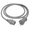 62fdc68981f7f7944bf35a0759276a5f Tripp Lite series Hospital-Grade Power Cord, NEMA 6-15P to C19 - Heavy-Duty, Green Dot, 15A, 250V, 14 AWG, 6 ft. (1.83 m), Gray