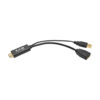 Tripp Lite series 4K HDMI to DisplayPort Active Converter (M/F) with USB Power, 6 in. (15.2 cm)