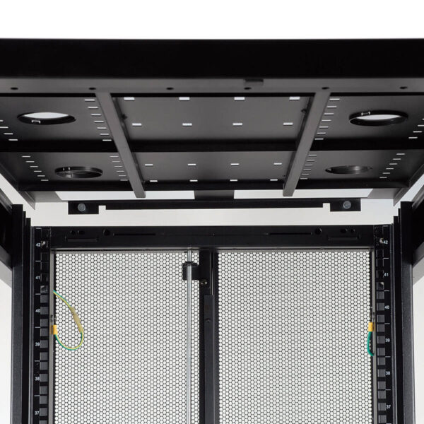 Tripp Lite series 42U Server Rack, Euro-Series - Expandable Cabinet, Standard Depth, Side Panels Not Included