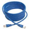 Tripp Lite series Cat6a 10G Snagless Shielded STP Ethernet Cable (RJ45 M/M), PoE, Blue, 15 ft. (4.57 m)