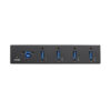 Tripp Lite series 4-Port Industrial-Grade USB 3.x (5Gbps) Hub - 20 kV ESD Immunity, Metal Housing, Mountable