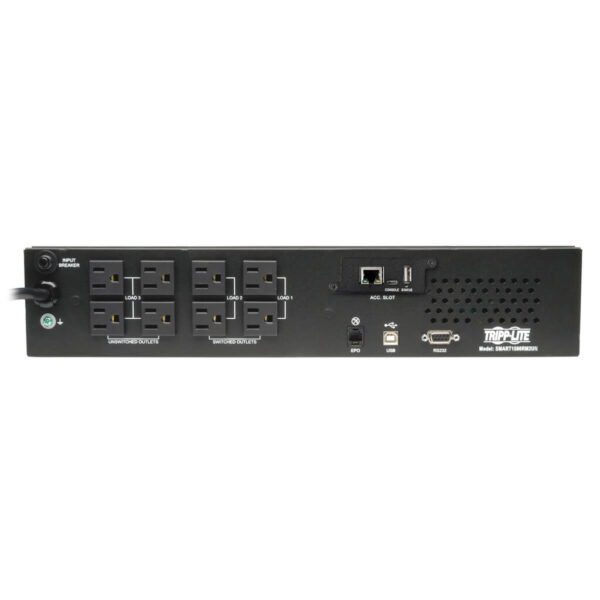 636c5bbd9a9541ec337e5789b7715470 Tripp Lite series SmartPro 120V 1.5kVA 1.35kW Line-Interactive Sine Wave UPS, 2U Rack/Tower, WEBCARDLX Network Interface, LCD, USB, 8 Outlets, TAA