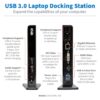 Tripp Lite series USB 3.x (5Gbps) Laptop Dock - HDMI, DVI Video, Audio, USB, Ethernet