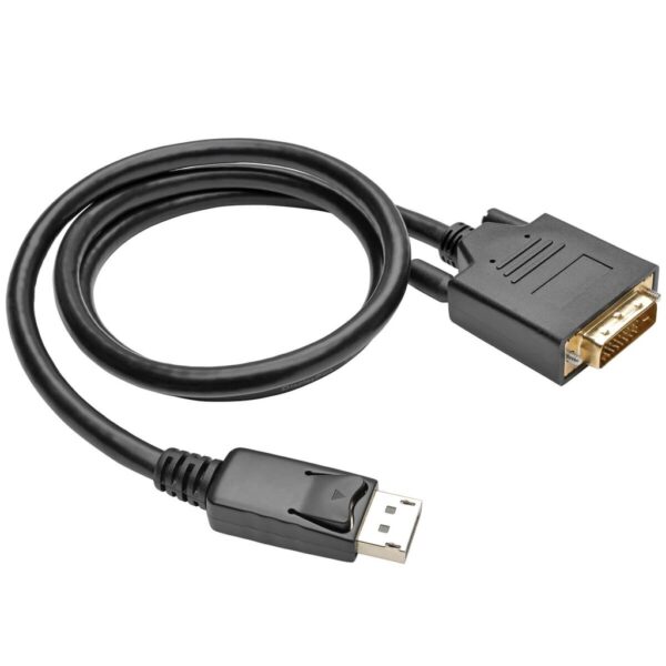 Tripp Lite series DisplayPort 1.2 to DVI Active Adapter Cable (DP with Latches to DVI-D Dual Link M/M), 3 ft. (0.9 m)