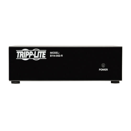 6389f738ee80afa3b212f0ffcea07825 Tripp Lite series 2-Port VGA/SVGA Video Splitter with Signal Booster, High Resolution Video, 350MHz, (HD15 M/2xF)