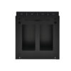 Tripp Lite series SmartRack 4U Low-Profile Vertical-Mount Vented Wall-Mount Mini Rack Enclosure, Black