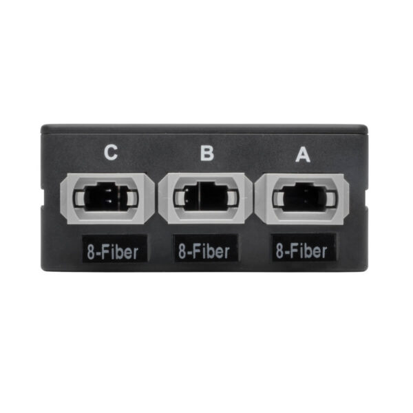 Tripp Lite 40/100Gb Breakout Cassette, (x3) 8-Fiber OM4 MTP/MPO to (x12) LC Duplex, Type-B Polarity - N482-3M8-LC12