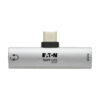 Tripp Lite series USB-C to 3.5 mm Headphone Jack Adapter for Hi-Res Stereo Audio - PD 3.0 and QC 2.0 Charging, Silver