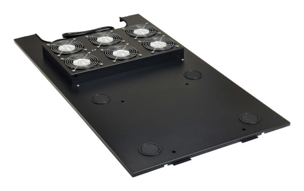 63c9d3bc0b23ce4e2dde0bdcd7ca8d3c Tripp Lite series SmartRack Roof-Mounted Fan Panel for Deep Rack Enclosure Cabinets - 6 120V Fans, 630 CFM, 5-15P Plug