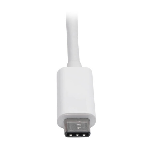 63e2ad6a6f02534f7fdf8463a7f83ec5 Tripp Lite series USB-C to DisplayPort Active Adapter Cable with Equalizer (M/F), UHD 8K, HDR, DP 1.4, White, 6 in. (15.2 cm)