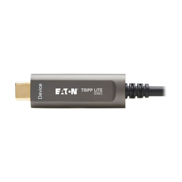 63fc3e654cb310ffe21dc77444b60df4 Tripp Lite series USB-A to USB-C AOC Cable (M/M) - USB 3.2 Gen 2 (10Gbps) Plenum-Rated Fiber Active Optical - Data Only, Black, 20 m (66 ft.)
