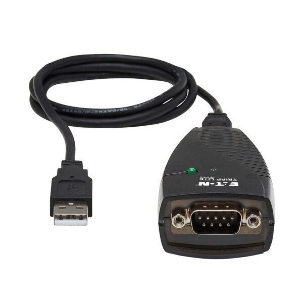 6433dbe10ef542e7d62cb17584d51334 Tripp Lite series Keyspan USB to Serial Adapter - USB-A Male to DB9 RS232 Male, 3 ft. (0.91 m), TAA