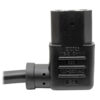 6478c780f3dedda8df2fda53c9eace74 Tripp Lite series Computer Power Cord, NEMA 5-15P to Left-Angle C13 - 10A, 125V, 18 AWG, 6 ft. (1.83 m), Black