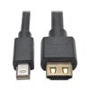 6493d99e2c5b216c778be4092f5b19b0-4 Tripp Lite series Mini DisplayPort 1.2a to HDMI Active Adapter Cable (M/M), 4K 60 Hz, HDCP 2.2, 6 ft. (1.8 m), TAA