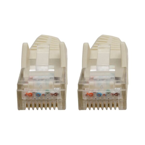 64d93f02356da6822cf28b011445e6a7 Tripp Lite series Cat6 Gigabit Snagless Molded (UTP) Ethernet Cable (RJ45 M/M), PoE, White, 6-in. (15.24 cm)