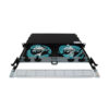 Tripp Lite series Preloaded Fiber Panel, 1U - 2x (24F MTP/MPO-PC to 12x LC Duplex F/M) 24F Trunk Cables, OM4 Multimode, 10 m (32.8 ft.)