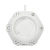650604da7641a05783cab6476ad3ba53 Tripp Lite Safe-IT Conference Surge Protector, 4 Rotating 5-15R Outlets, USB-C and 3 USB-A Ports, 10 ft. Cord, Antimicrobial - TLP410UCUFOAM