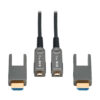 650ef13c9c46aaa77af0fde562feece9-2 Tripp Lite series 8K HDMI Fiber Active Optical Cable (AOC) with Detachable Connectors (M/M) - 8K UHD @ 60 Hz, HDR, HDCP 2.3, Black, 30 m (98 ft.)