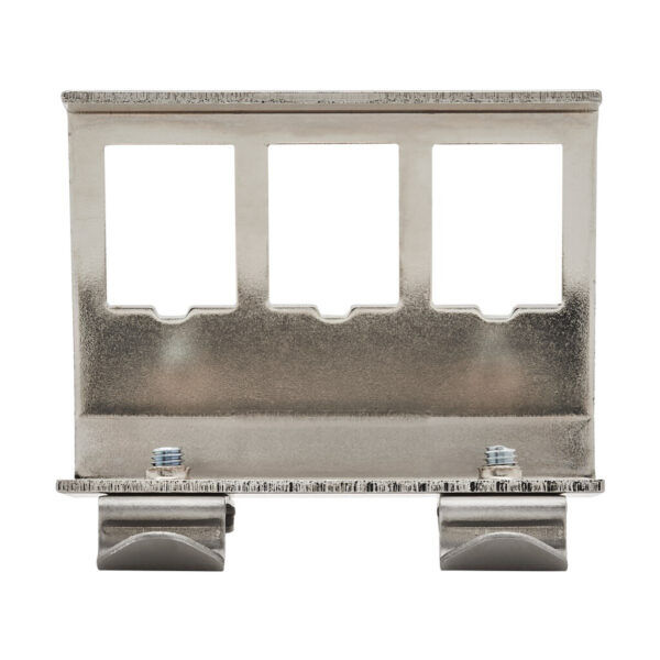 6515bc9afc8f7ea3eba62f342d19c5eb Tripp Lite series 3-Port Metal DIN-Rail Mounting Module for Snap-In Keystone Jacks and Couplers, Silver, TAA