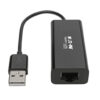 Tripp Lite series USB 2.0 Ethernet NIC Adapter - 10/100 Mbps, RJ45, Black