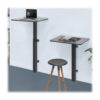 657590aa295e058ca8c26700729b38e4 Tripp Lite series Safe-IT Adjustable-Height Wall-Mount Workstation, Antimicrobial Protection