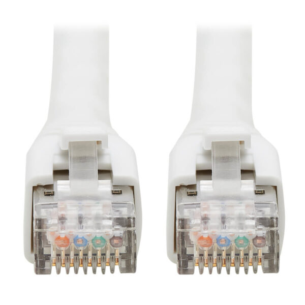 65863183a0d769141ed9ccbf58688cdf Tripp Lite series Cat8 25G/40G-Certified Snagless Shielded S/FTP Ethernet Cable (RJ45 M/M), PoE, White, 30 ft. (9.14 m), TAA