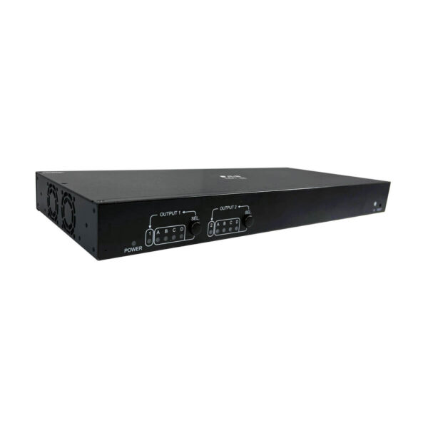 Tripp Lite series 4x2 HDMI over Cat6 Matrix Switch Kit, Switch/2x Pigtail Receivers - 4K 60 Hz, HDR, 4:4:4, PoC, 230 ft. (70.1 m), TAA