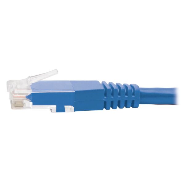 Tripp Lite series Cat6 Gigabit Molded (UTP) Ethernet Cable (RJ45 M/M), PoE, Blue, 75 ft. (22.86 m)