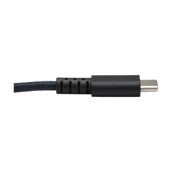 65aca0f8bb5f5070ced8d7c300bff515-2 Tripp Lite series Heavy-Duty USB-A to USB-C Cable, USB 2.0, UHMWPE and Aramid Fibers, (M/M), Gray, 3 ft. (0.91 m)