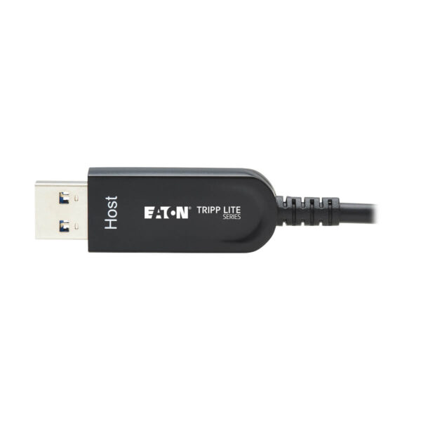 6604a831114881de7c8eb3ba8b7acae1 Tripp Lite series USB-A to USB-C AOC Cable (M/M) - USB 3.2 Gen 2 (10Gbps) Plenum-Rated Fiber Active Optical - Data Only, Black, 20 m (66 ft.)