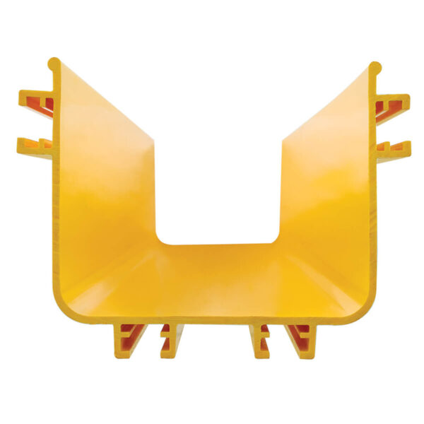Tripp Lite series Toolless Straight Channel Section for Fiber Routing System, 120 x 120 x 1220 mm (5 x 5 x 48 in.)