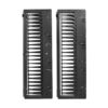 Tripp Lite series High-Capacity Vertical Cable Manager - Deep Double Finger Duct with Cover, Single Sided, 6 in. Wide, Black, 7 ft. (2.2 m)